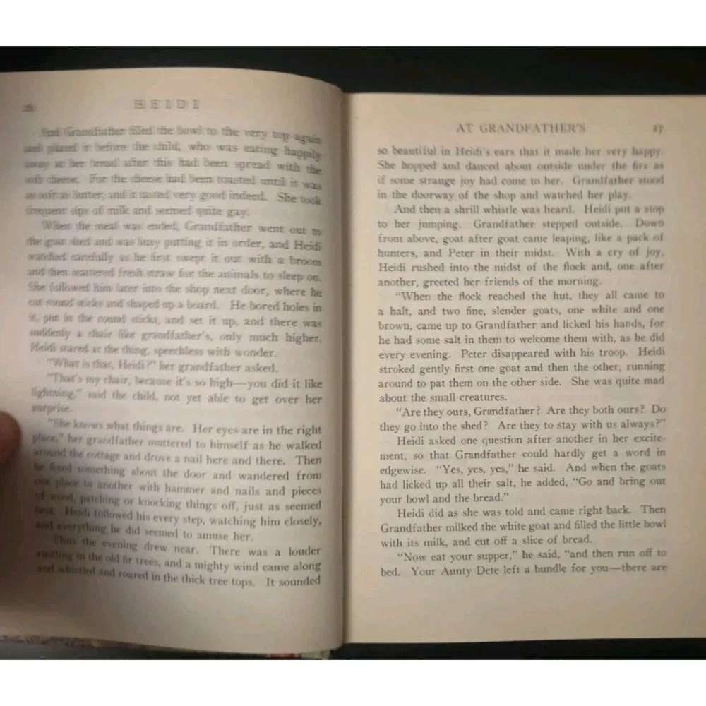 Windermere Readers Heidi by Johanna Spyri Edition of 1954 School Edition